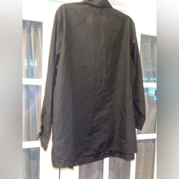 Roaman's black button up top shirt EUC woman’s 1X - Image 3