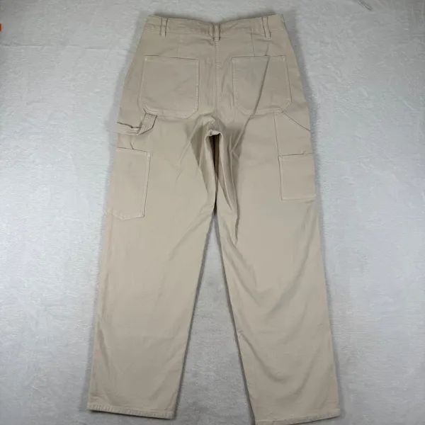 Wilfred Free Aritzia Beige High Rise Carpenter Straight Leg Utility Pants Size 8 - Image 14
