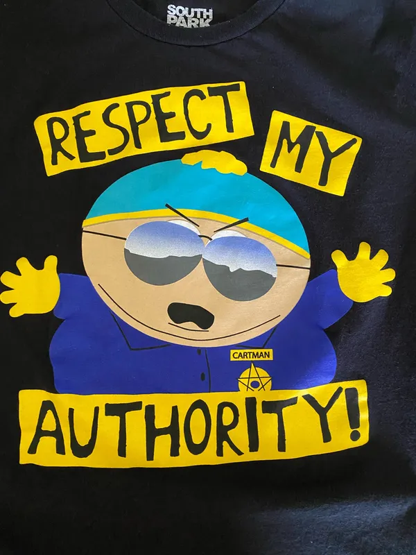 South Park Cartman Respect My Authority T-Shirt Size M (38/40) - Image 3