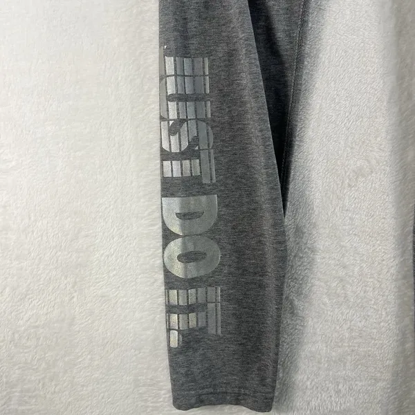Nike Large L Leggings Hologram Carbon Heather Gray Full Length‎ 886257-091 - Image 7