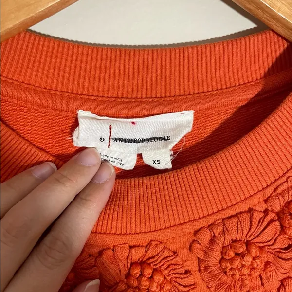 By Anthropologie Embroidered Sweatshirt - Image 7