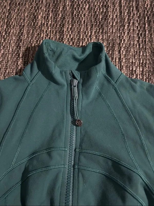 Lululemon Define Jacket *Luon Compressive Bodycon Storm Teal Size 2 - Image 3