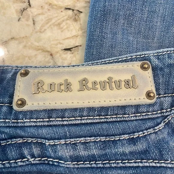 Rock‎ Revival Raquel Boot Cut Jeans- size 29 - Image 9