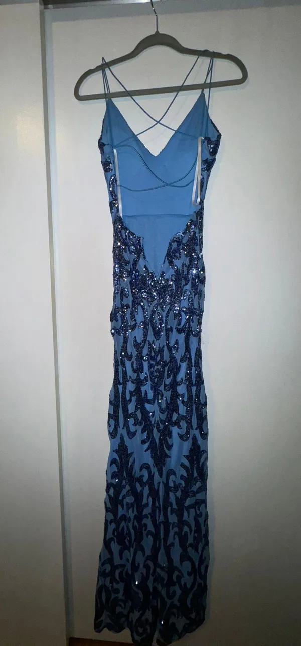 Windsor Blue Prom Dress - Image 2