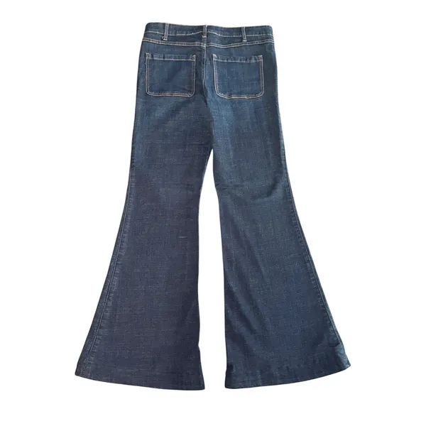 Abercrombie &‎ Fitch Signature Collection High Rise Wide Leg Flare Jeans 29x34 - Image 6