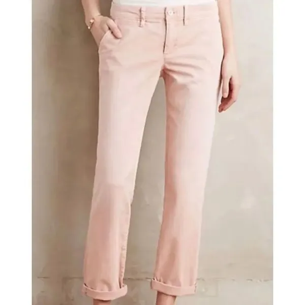 ✨Pilcro Anthropologie Pink Hyphen Chino Sz 31 Pants✨ - Image 3