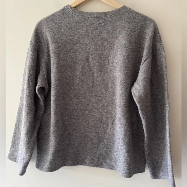 Zara Gray Pullover‎ Sweater Sweatshirt Top - Image 4
