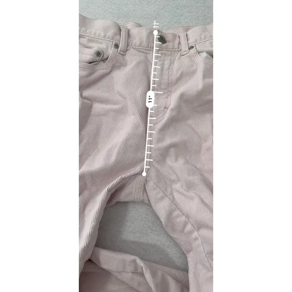 Polo Jeans Co Ralph Lauren Pink Corduroy Flare Pants Womens 12 Pastel Utility - Image 6
