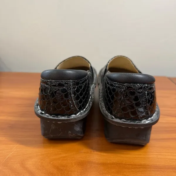 Alegria Debra Clog Slip On Professional Comfort Shoe‎ Patent Leather Black 36 - Image 2