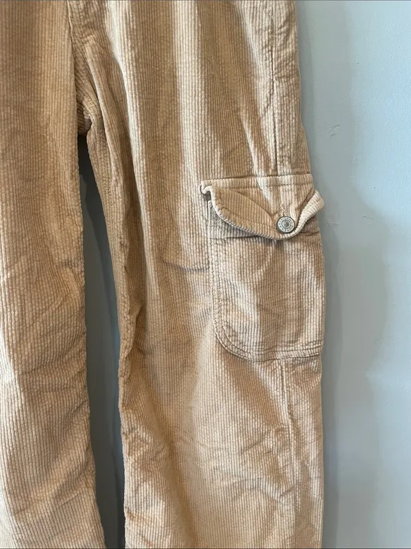 Tan Cargo Corduroy women’s Pants - American Eagle - Image 3