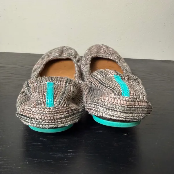 Tieks by Gavrieli Razzle Dazzle Multicolor Woven Metallic Ballet Flats Shoes 9 - Image 7
