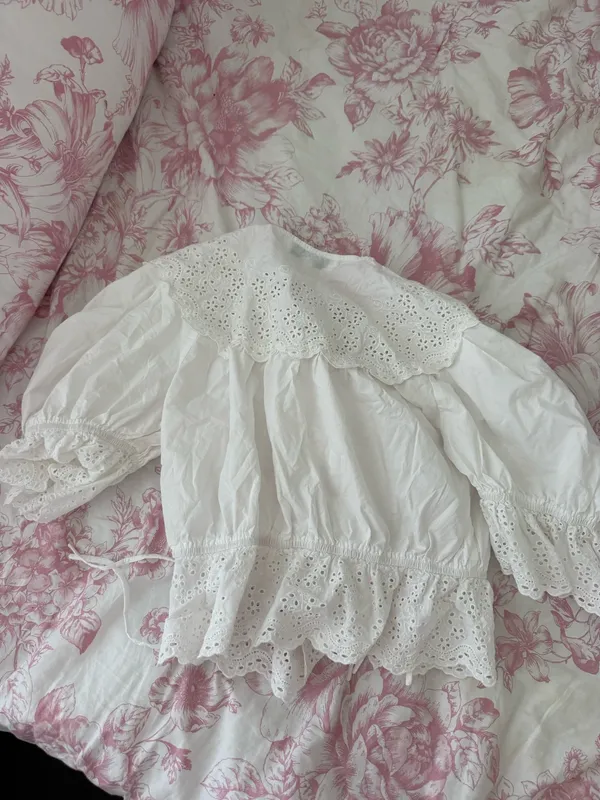 sofia the label white eyelet blouse - Image 4