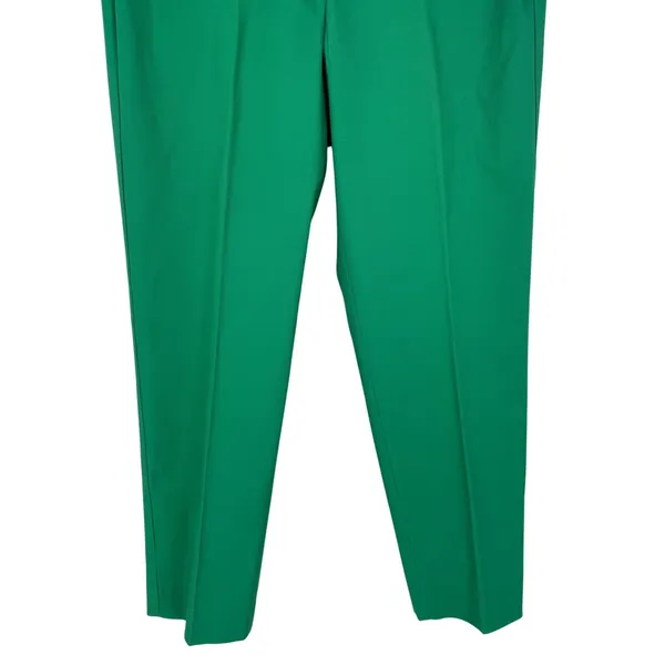 Talbots Women's Heritage Cotton Cropped Pants Parrot Green Size‎ 2 Preppy - Image 7