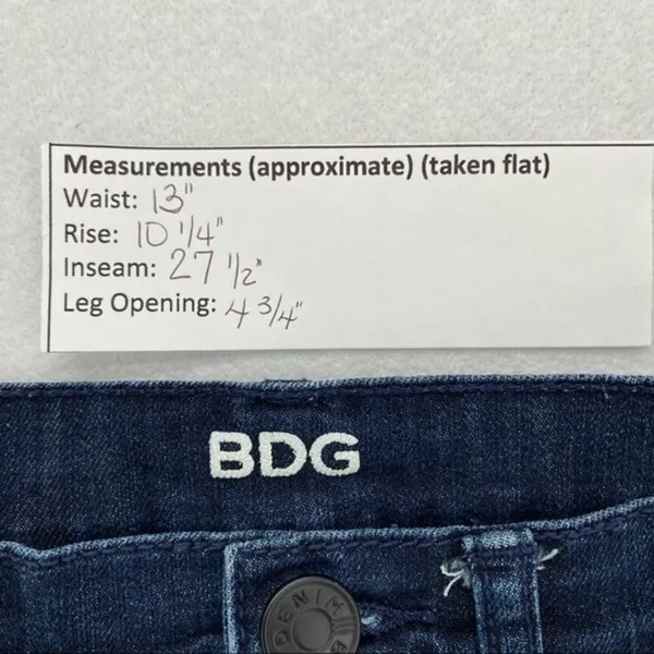 BDG Stretch Dark Wash High Rise Twig Skinny‎ Jean - Image 2