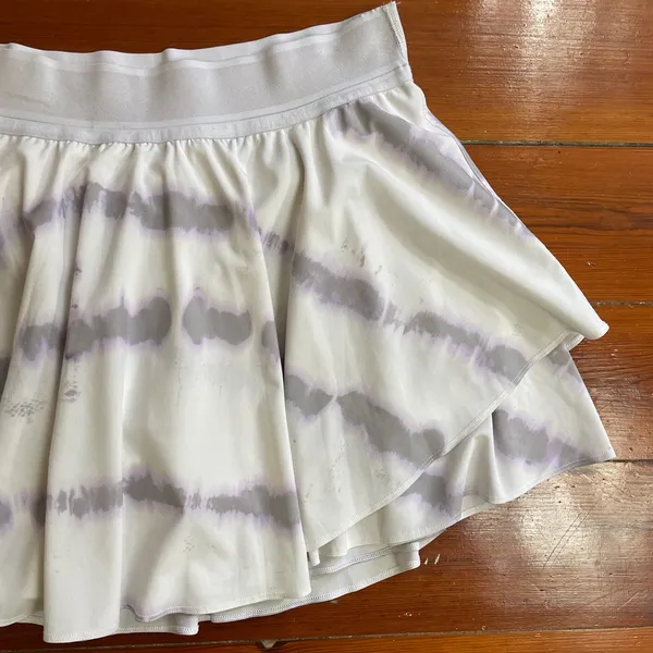 Lululemon Court Rival High Rise Skort Purple Tie Dye Skirt w Shorts Sz 12 🧡🎀 - Image 3