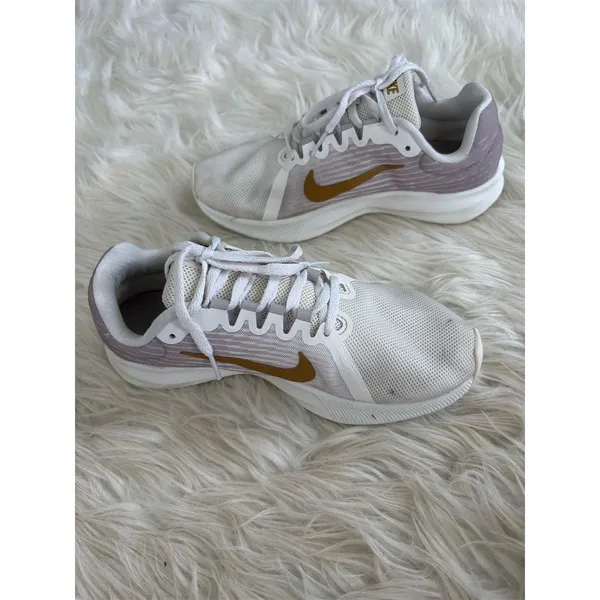 Nike Downshifter 8 Women's‎ Running Shoes White Size 7.5 - Image 4