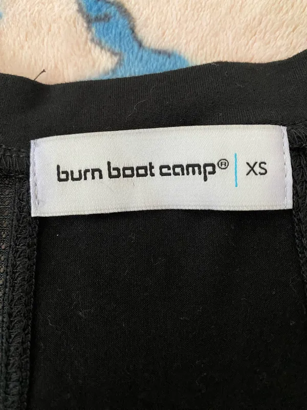 Black Burn Boot Camp Tank Size XS - Image 2