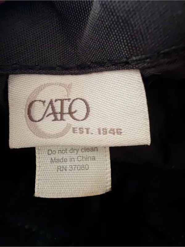 Cato Black, Blue & White Tweed Newsboy Cap - Image 5