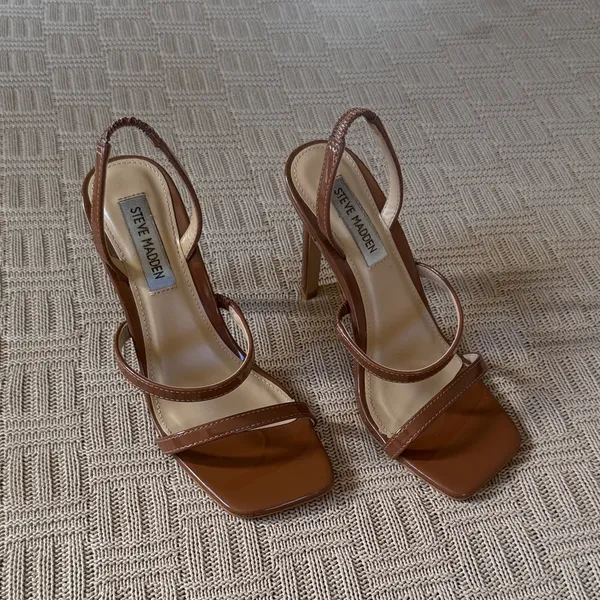 Steve Madden Brown Strappy Heels - Image 2