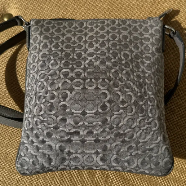 Coach Madison Op Art Swingpack Crossbody Gray Signature 52284E - Image 10