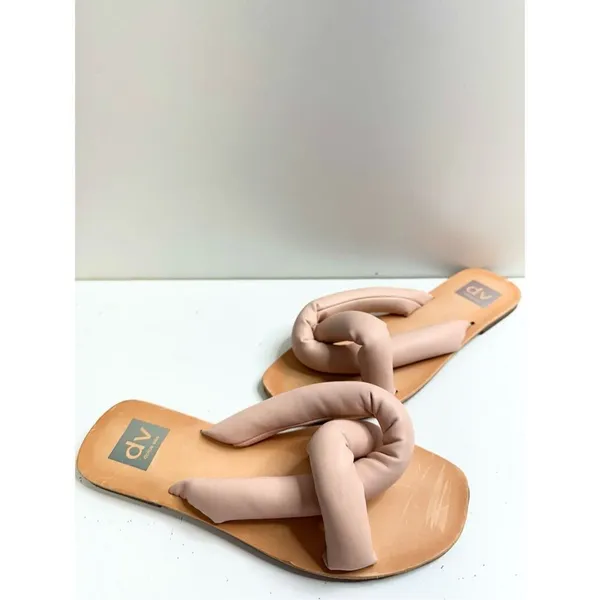 DV Dolce Vita Sandals Womens Size 8 Pink Janae Slip‎ On Flats - Image 7