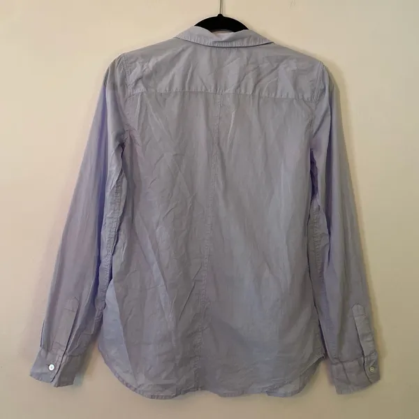 Lilly Pulitzer Lavender Purple Button Down Shirt Cotton Preppy Minimalist Small - Image 5
