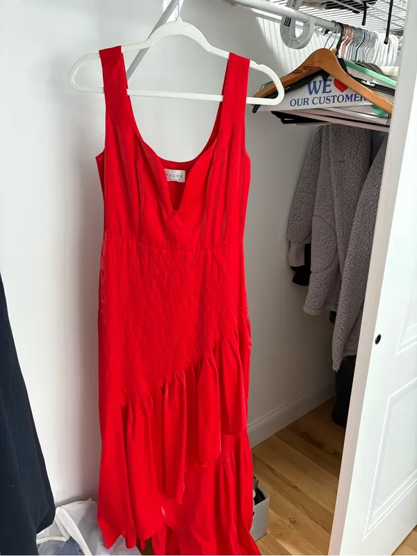 Revolve Yaura Dress in Red Size XS - Image 4