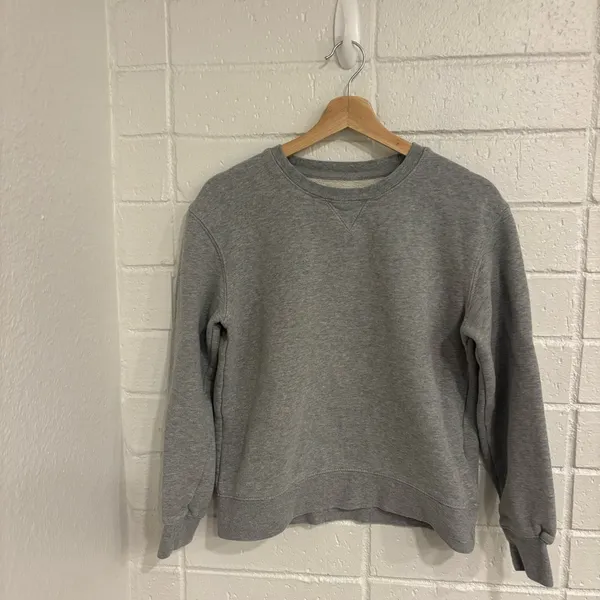 Quince heavy weight fleece boyfriend pullover - Image 2