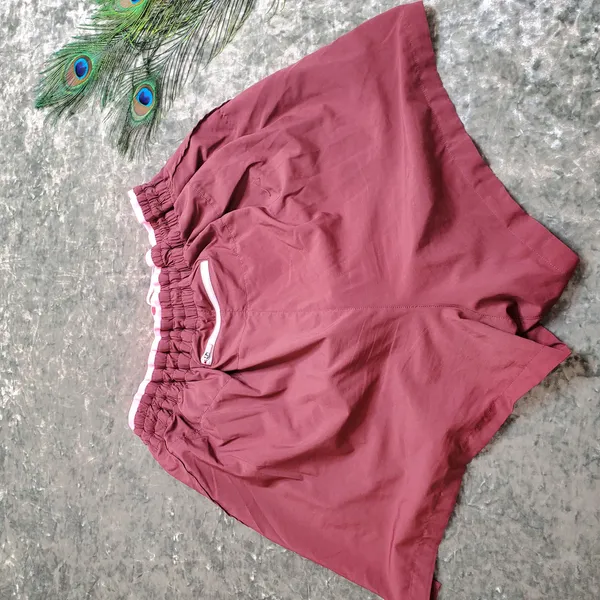 Fabletics Breathe Run Shorts In Rust/Spring Pink - Image 9