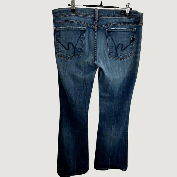 Vintage Y2K Citizens of Humanity Ingrid 002 Low Rise Flare Jeans 31 - Image 3