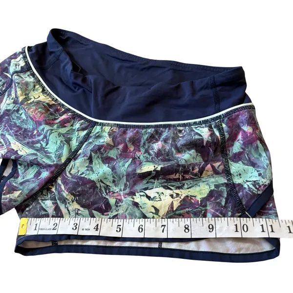 Lululemon Speed Up Shorts Women 4 Abstract Workout Summer Beach Low Rise Running - Image 12