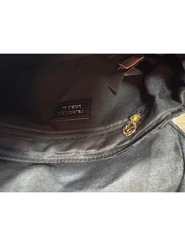 Valentino Black Nylon Crossbody Bag with Gold Hardware - Image 5