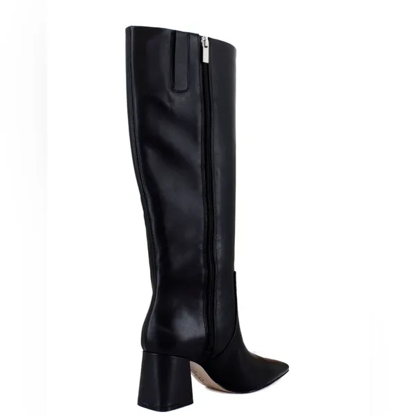 Jessica Simpson Black Knee-High Leather Women's Boot Size 9.5 Wide Calf - Image 7