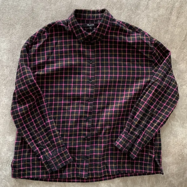 Madewell Westlake Flannel Button Up - Image 3