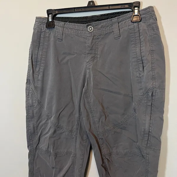 KUHL‎ Women's Charcoal Gray Hiking Pants Articulated Knee Size 4 Short - Image 2