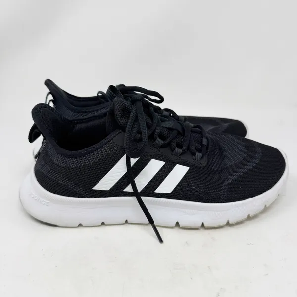 Adidas Nario Move Women’s Running Shoes Size 9 Black White GZ9050 - Image 2