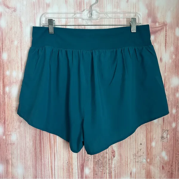Fabletics Green Abyss Sun Chaser Short 3" Inseam Athletic Shorts Size XL - Image 7
