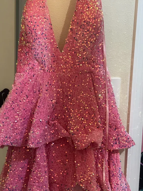 Sequin dress Pink Size 2X - Image 7