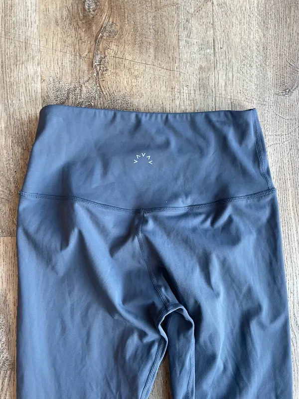 Varley XS High Waist Always Leggings Slate Blue Athleisure - Image 5