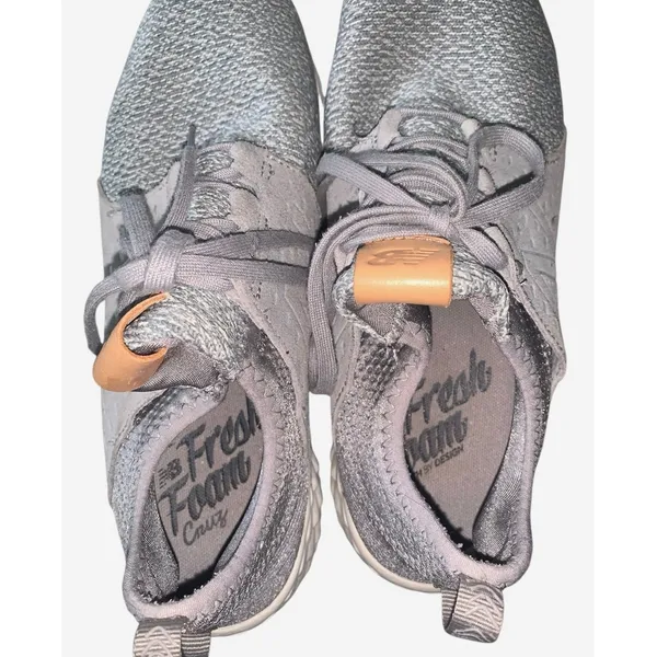 New Balance Fresh Foam Cruz V2 Gray Knit Running Shoes Sneakers Gum Sole Sz US11 - Image 9
