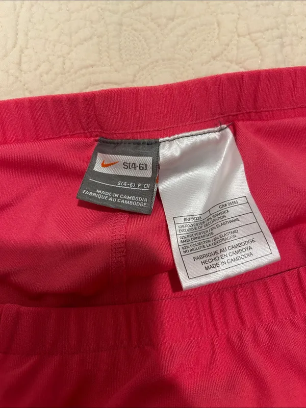 Nike Pink Athletic Skort with Black Trim - Image 4