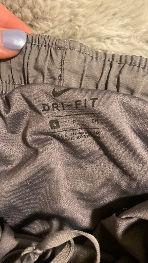 Grey Nike Dri-Fit Shorts - Image 2