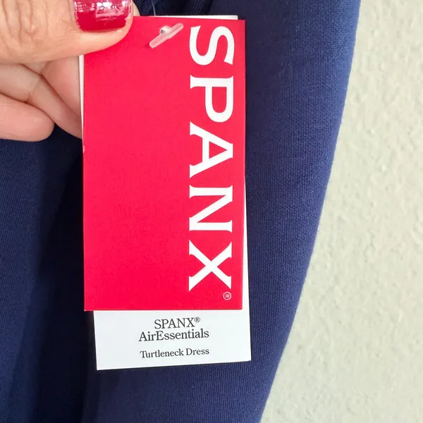 Spanx AirEssentials Turtleneck Dress Timeless Navy Size 1X 21724R Soft - Image 3