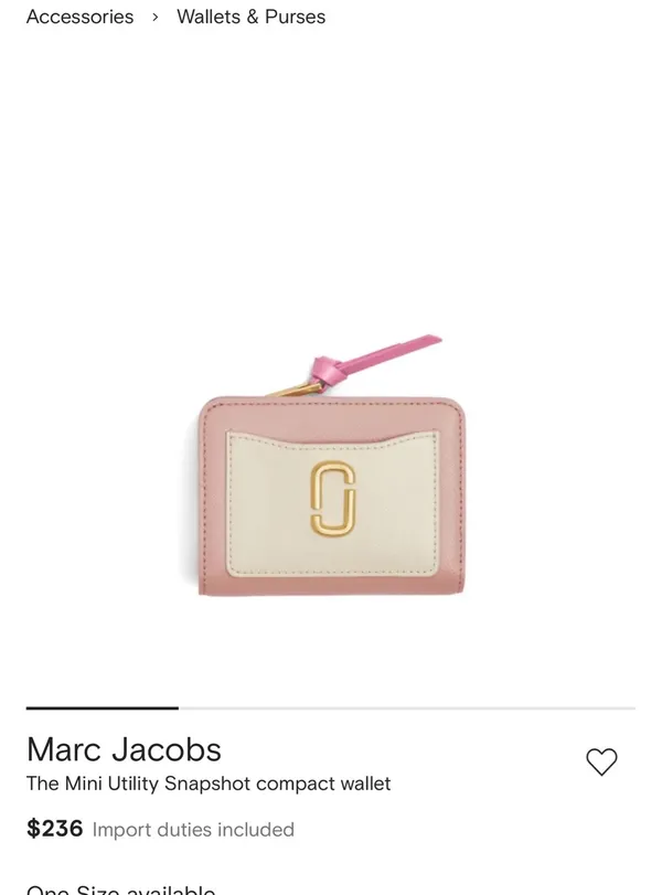 Marc Jacobs Wallet Pink - Image 2