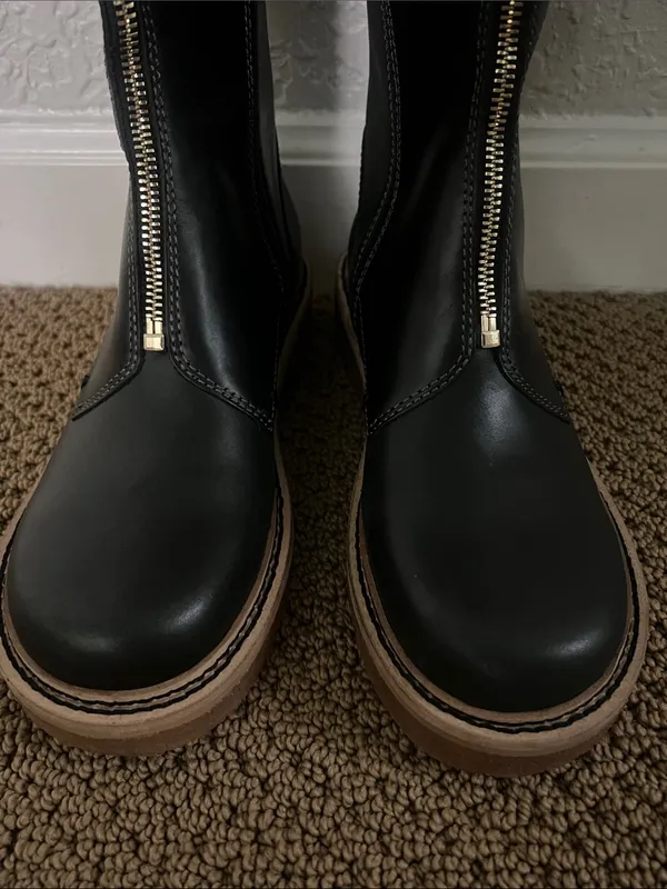 Kelsi Dagger For Anthropologie Cape Equestrian Black Riding Boots - Image 6