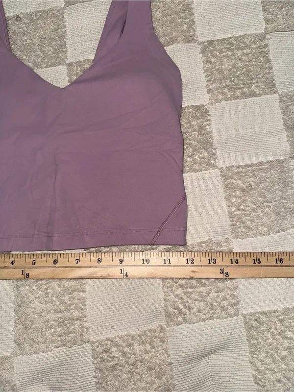 Lululemon Align‎ Tank Top *Light Support, A/B Cup Lavender Lux size 2 - Image 2