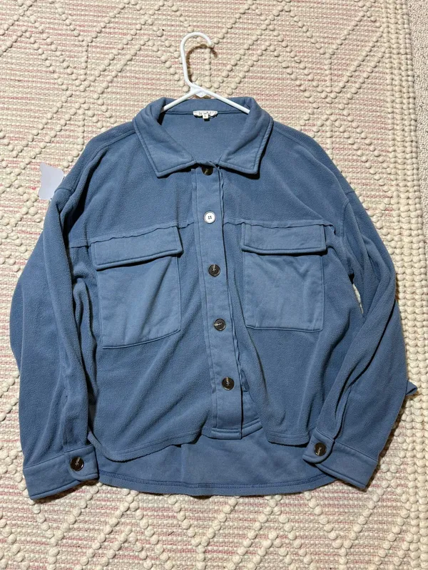 Blue shacket Size M - Image 2