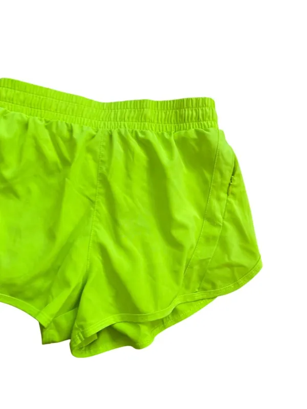 LULULEMON Neon Yellow Active Run Shorts Size 2 - Image 4