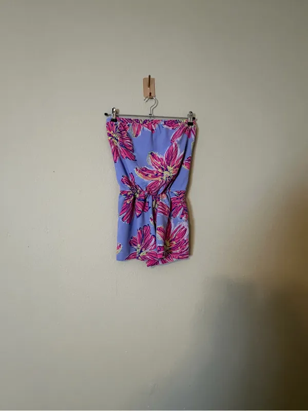 Lilly Pulitzer Ritz Romper‎ Size XXS Dahlia Purple Party Girl - Image 2