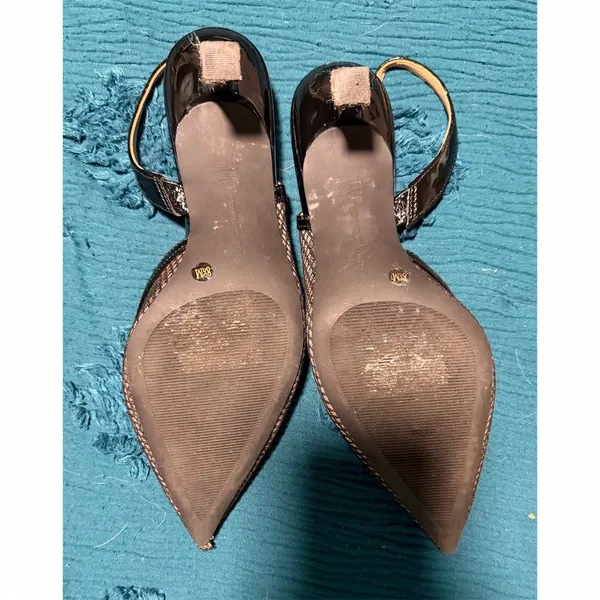 I.N.C. International Concepts Womens Slingback Kitten Heel Pumps Black Size 8.5 - Image 6